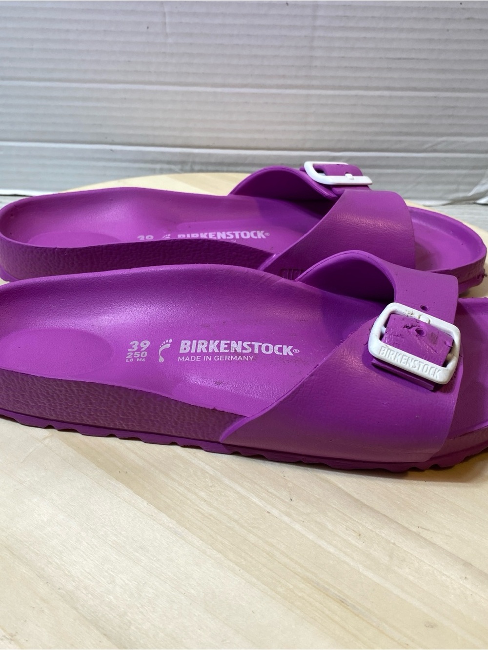 Birkenstock Madrid EVA Pink Womens Lightweight Sandals Slides Women’s 8 (39)